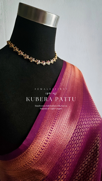 Kubera Pattu in Magenta Purple