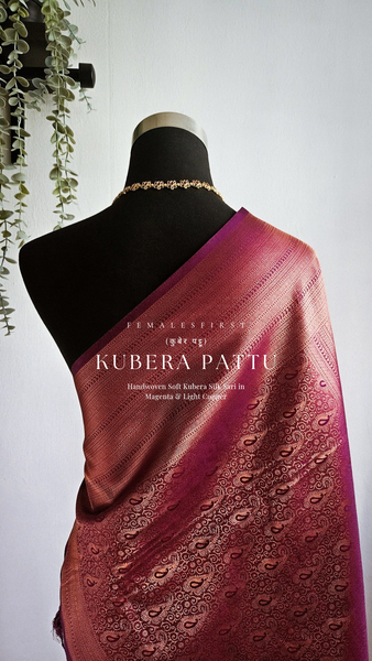 Kubera Pattu in Magenta Purple