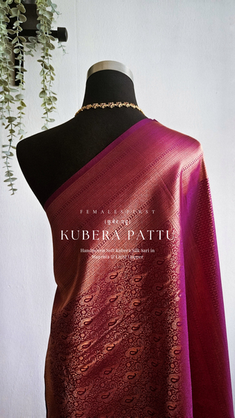 Kubera Pattu in Magenta Purple