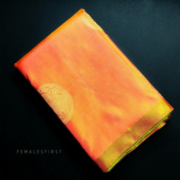Dual Toned Soft Silk Sari